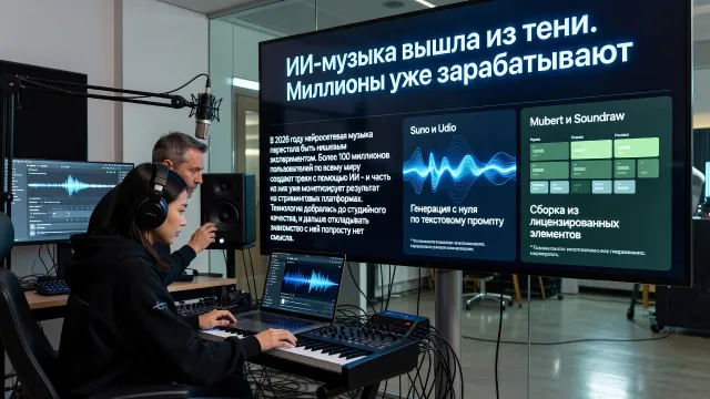 ИИ-музыка вышла из тени. Миллионы уже зарабатывают